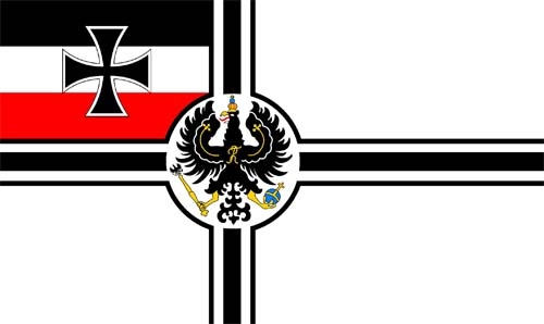 Kaiserliche Marine 1.Version, RKF, Reichskriegsflagge 90x150 cm