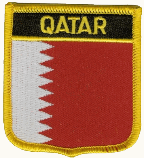Katar Wappenaufnäher / Patch