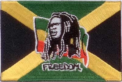 Bob Marley / Freedom Aufnäher / Patch