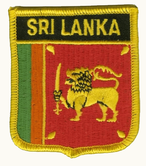 Sri Lanka Wappenaufnäher / Patch