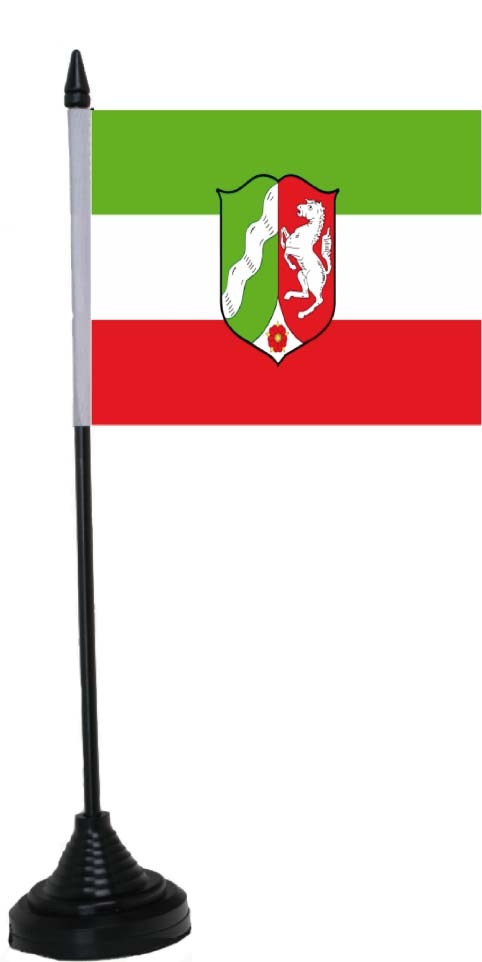 Nordrhein-Westfalen Tischflagge 10x15 cm
