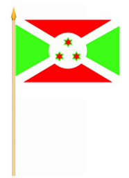 Burundi Stockflagge 30x45 cm