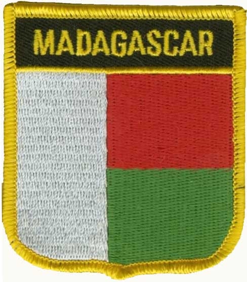 Madagaskar Wappenaufnäher / Patch