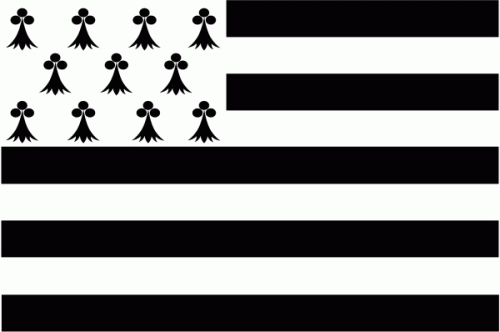 Bretagne Region Flagge 90x150 cm