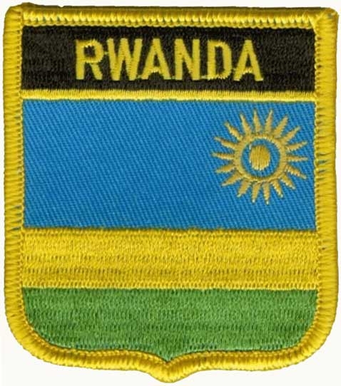 Ruanda Wappenaufnäher / Patch