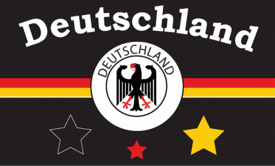 Deutschland 7 schwarz Flagge 90x150 cm Abverkauf