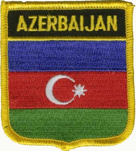Aserbaidschan Wappenaufnäher / Patch