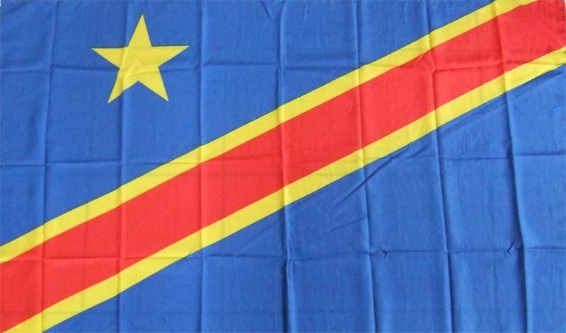 Kongo Demokratische Republik Flagge 90x150 cm dunkelblau