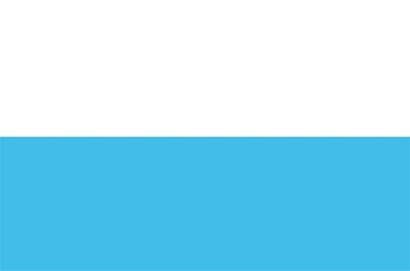 Weiß-Blau (2 Streifen) Flagge 90x150 cm Sturmflaggen