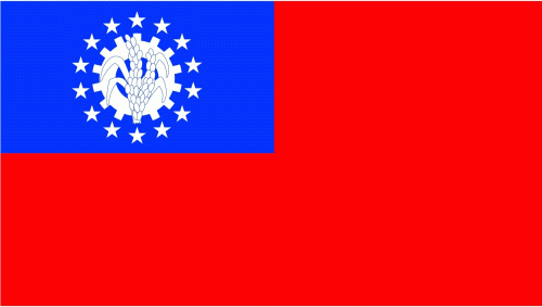 Myanmar bis 2010 (Birma) Flagge Flagge 60x90 cm