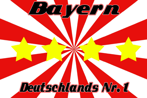 Bayern Deutschlands Nr. 1 Flagge 90x150 cm
