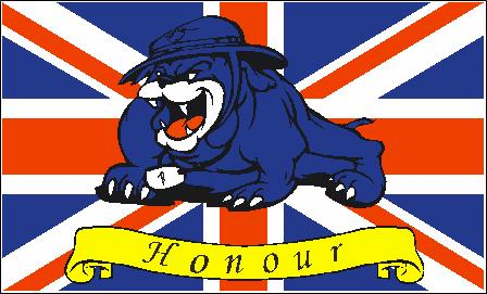 Großbritannien Bulldogge Flagge 90x150 cm