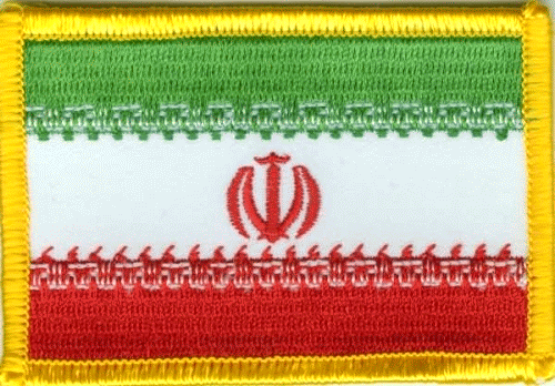 Iran kleine Aufnäher / Patch 4x6 cm