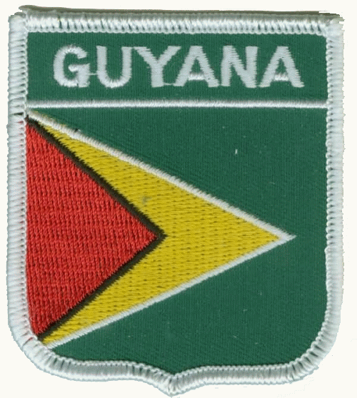 Guyana Wappenaufnäher / Patch