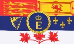 Kanada Royal (Königin Elizabeth II) Flagge 90x150 cm