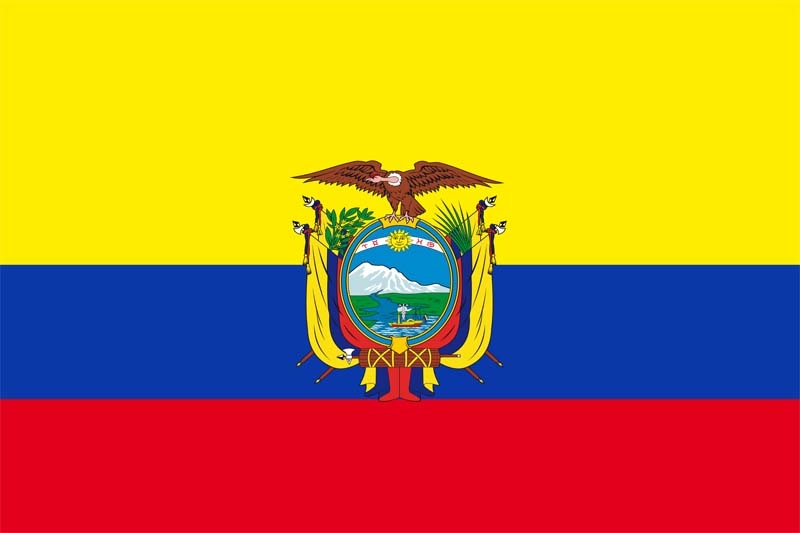 Ecuador Flagge 90x150 cm Sonderangebot 75d