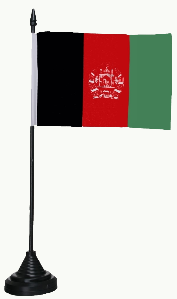 Afghanistan Tischflagge 10x15 cm