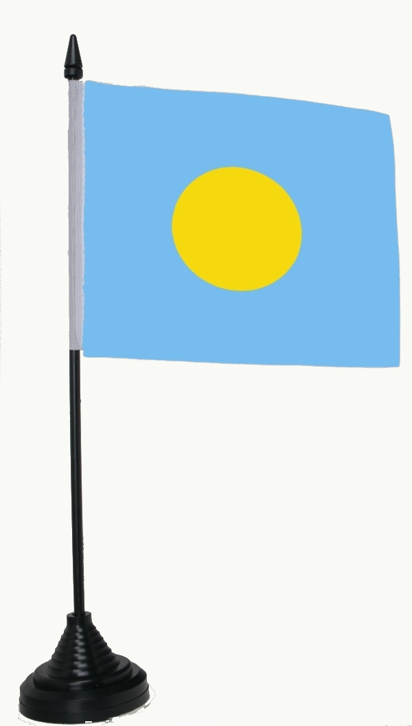 Palau Tischflagge 10x15 cm