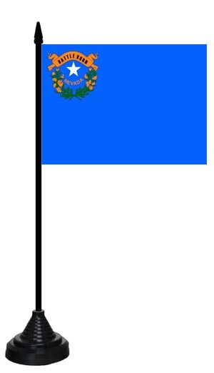 Nevada Tischflagge 10x15 cm