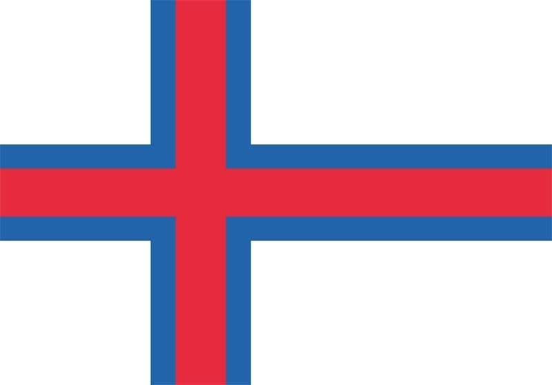 Färöerinseln Flagge 60x90 cm
