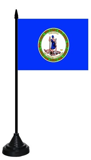 Virginia Tischflagge 10x15 cm