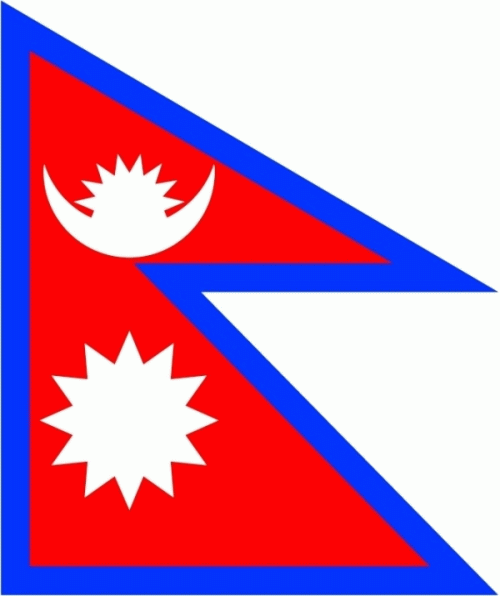 Nepal Flagge 90x150 cm