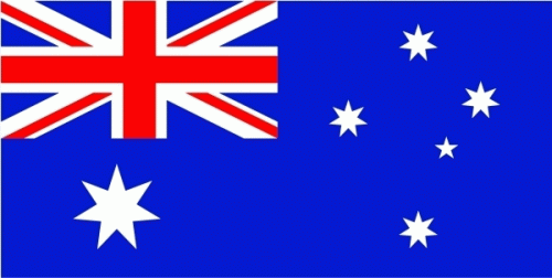 Australien Hohlsaum/Tunnel Flagge 60x90 cm