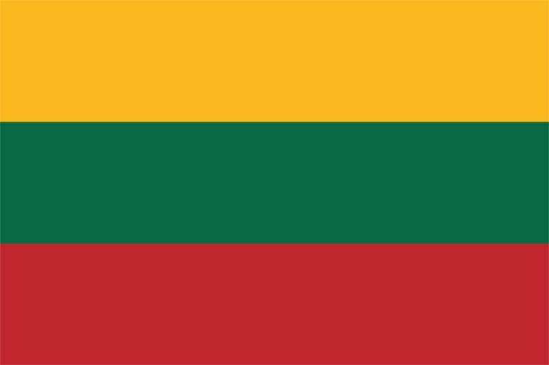 Litauen Bootsflagge 30x40 cm