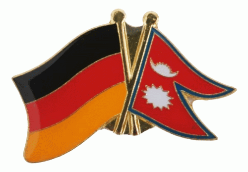Deutschland / Nepal Freundschaftspin