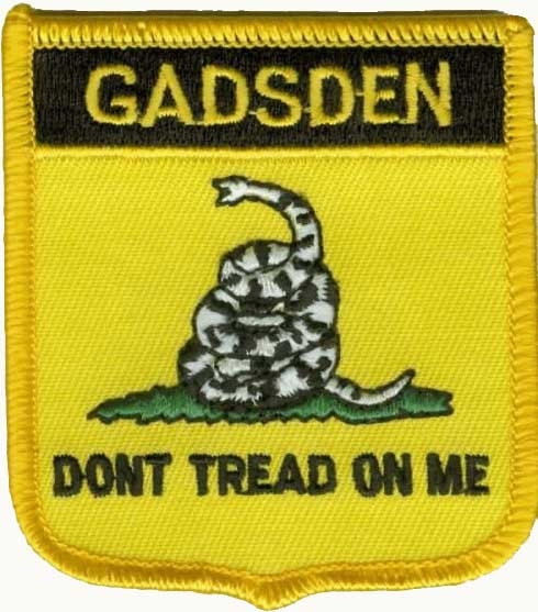 Gadsden Don't tread on me Wappenaufnäher / Patch