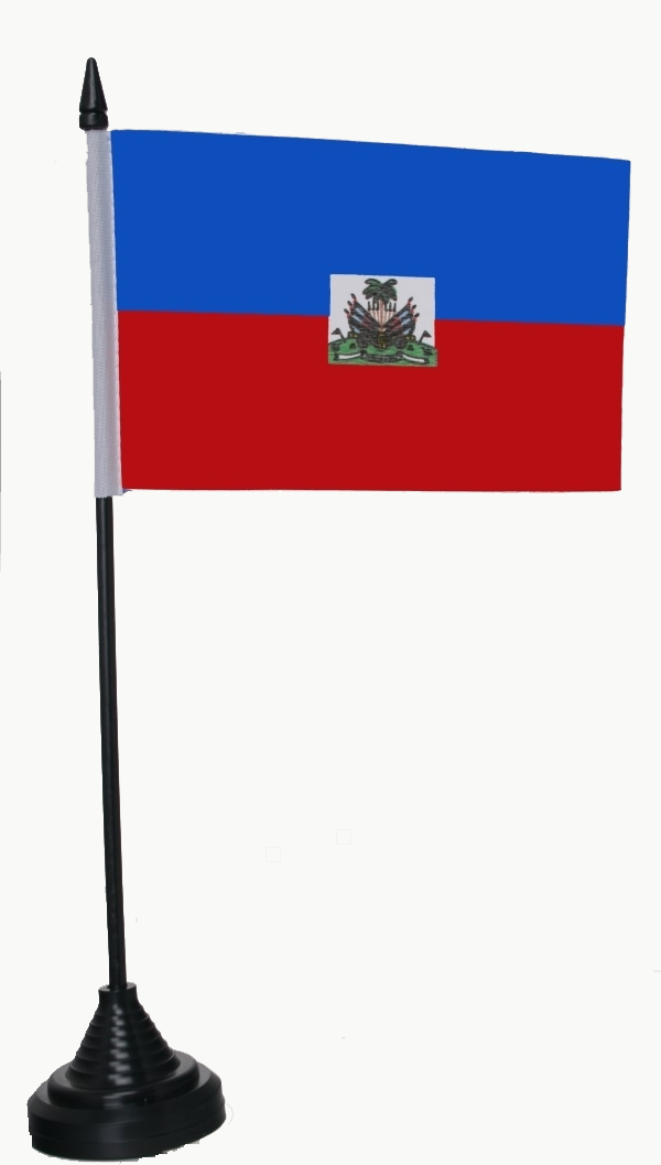 Haiti Tischflagge 10x15 cm