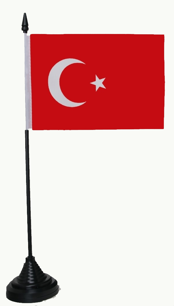 Türkei Tischflagge 10x15 cm