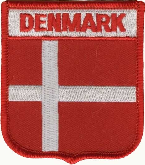 Dänemark Wappenaufnäher / Patch