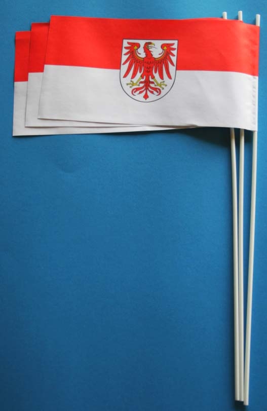 Brandenburg Papierflagge VPE 50 Stück