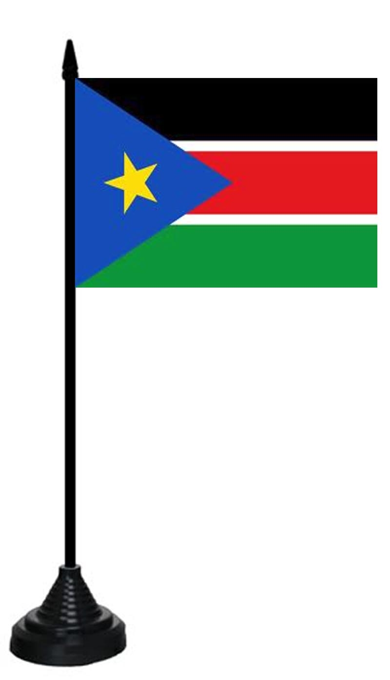 Süd Sudan Tischflagge 10x15 cm