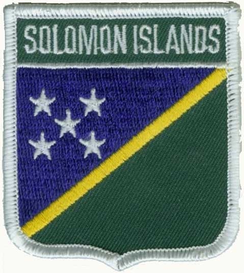 Salomonen Inseln Wappenaufnäher / Patch
