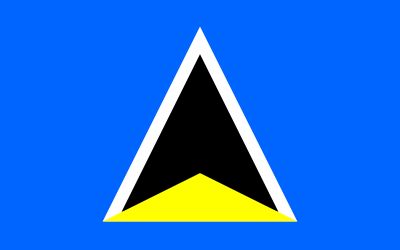St. Lucia Flagge 90x150 cm