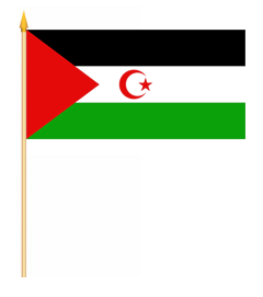 West Sahara (Demokr. Arabische Republik Sahara) Stockflagge 30x45 cm