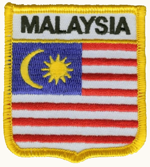 Malaysia Wappenaufnäher / Patch
