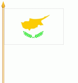 Zypern Stockflagge 30x40 cm Abverkauf