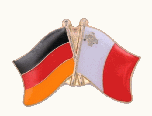 Deutschland / Malta Freundschaftspin