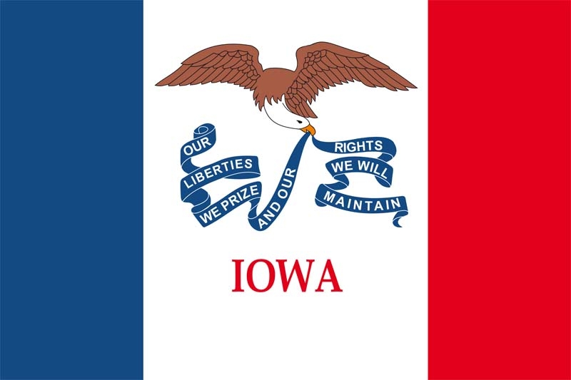 Iowa Flagge 90x150 cm