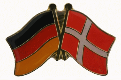 Deutschland / Dänemark Freundschaftspin