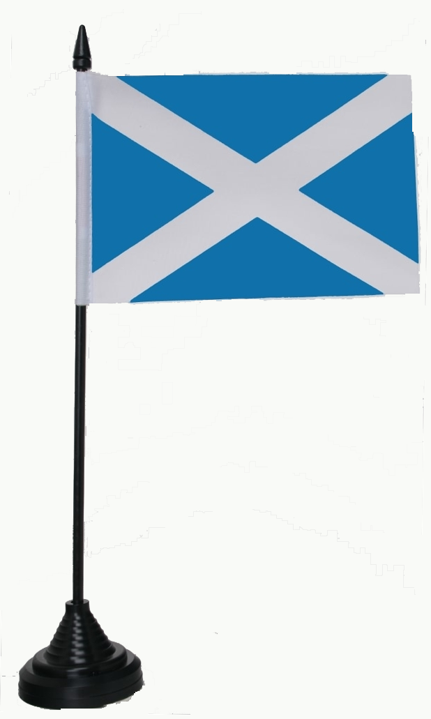 Schottland Tischflagge 10x15 cm