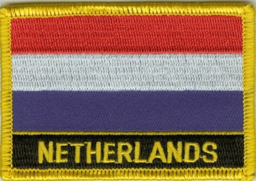 Niederlande Aufnäher / Patch mit Schrift