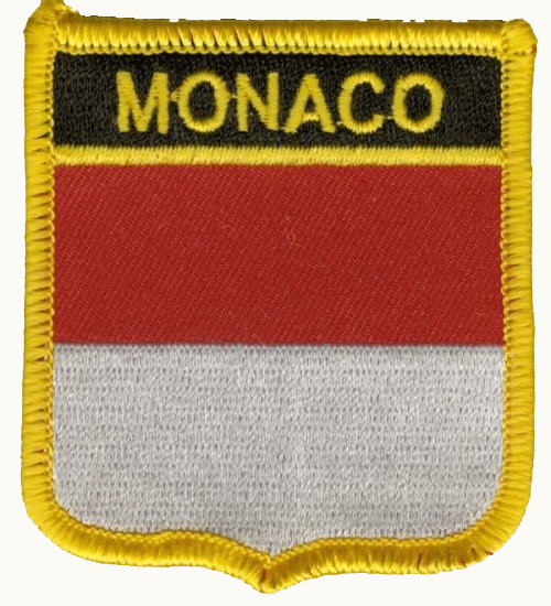 Monaco Wappenaufnäher / Patch