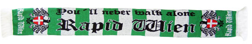 Rapid Wien You'll never walk alone Schal