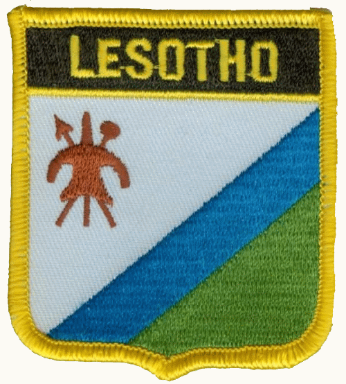 Lesotho Wappenaufnäher / Patch