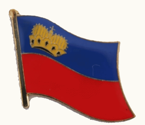 Liechtenstein große Krone Pin