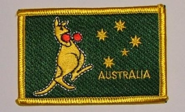 Känguruh (Australien) Aufnäher / Patch 8 x 5 cm